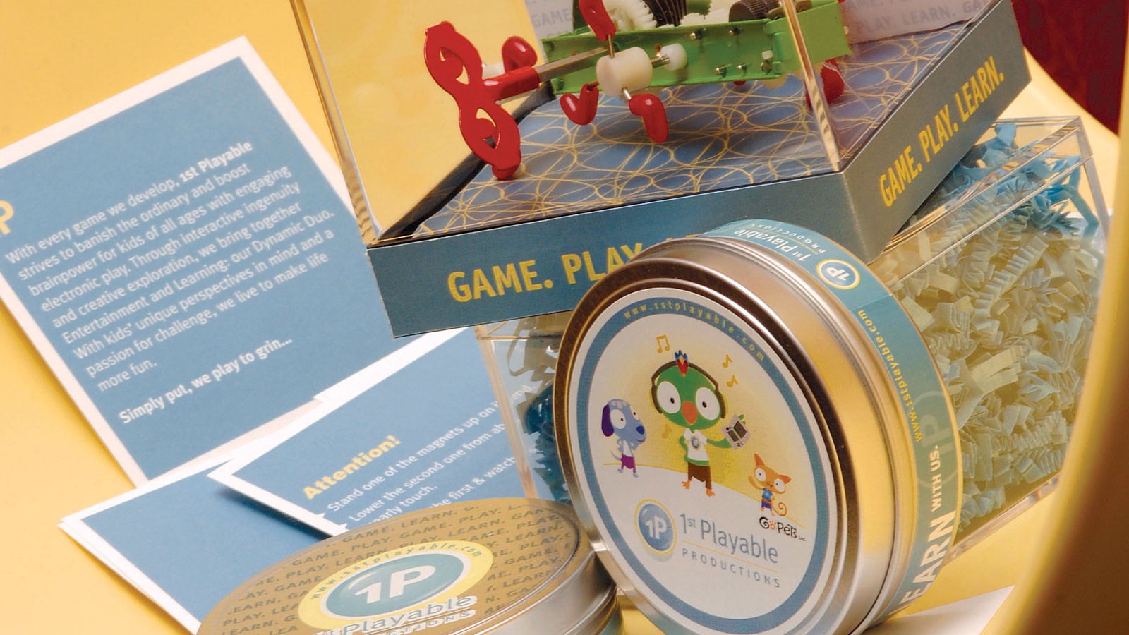 Print Design & Packaging | 1<sup>st</sup> Playable Productions