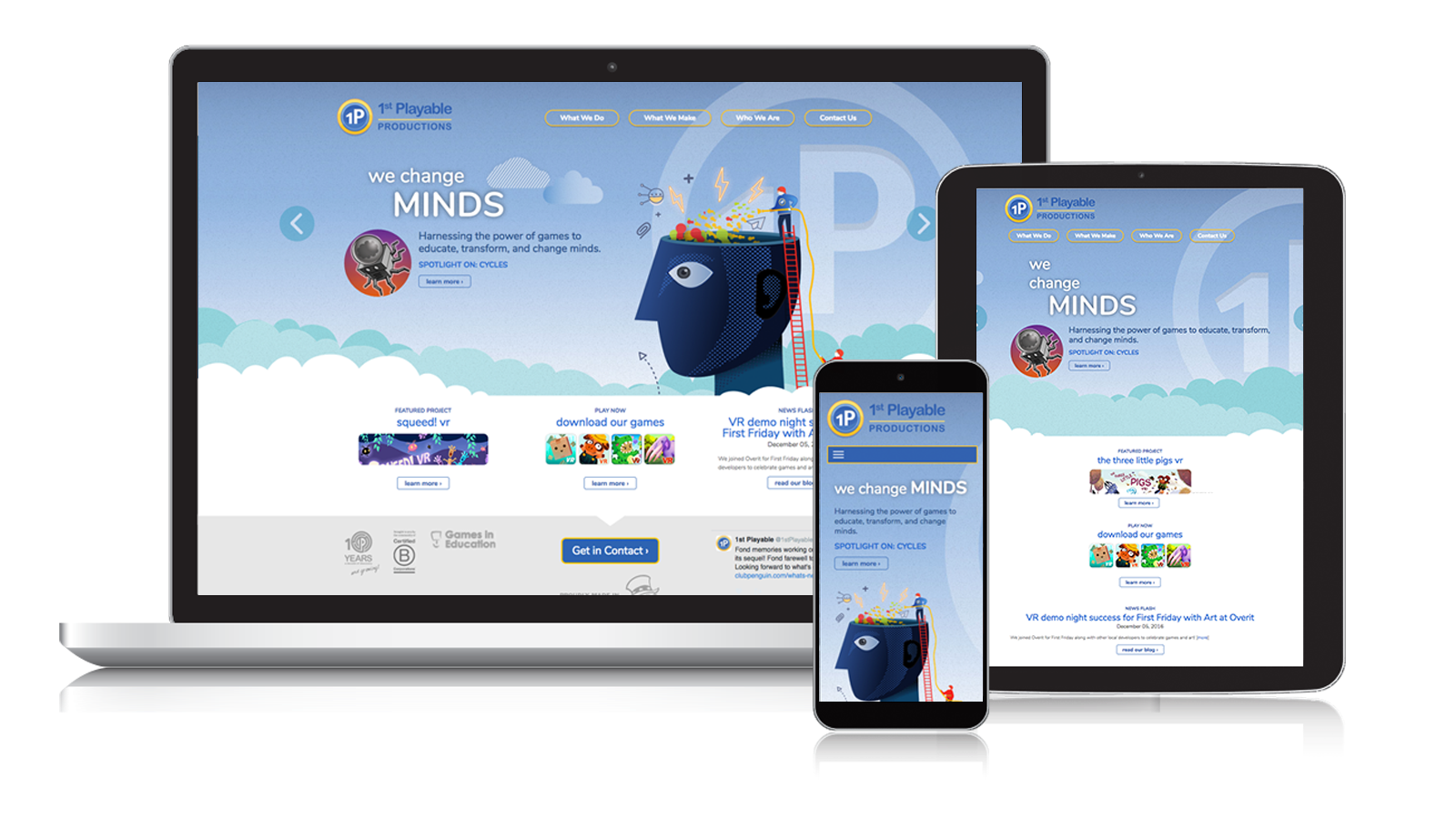 Website Design & Digital Marketing | 1<sup>st</sup> Playable Productions