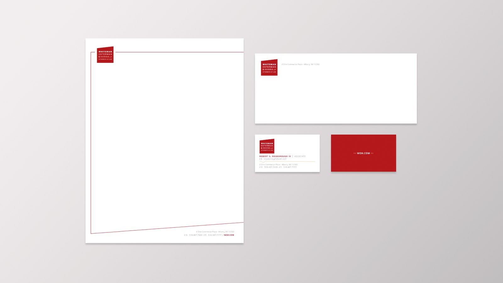 Whiteman Osterman & Hanna LLP | Stationery