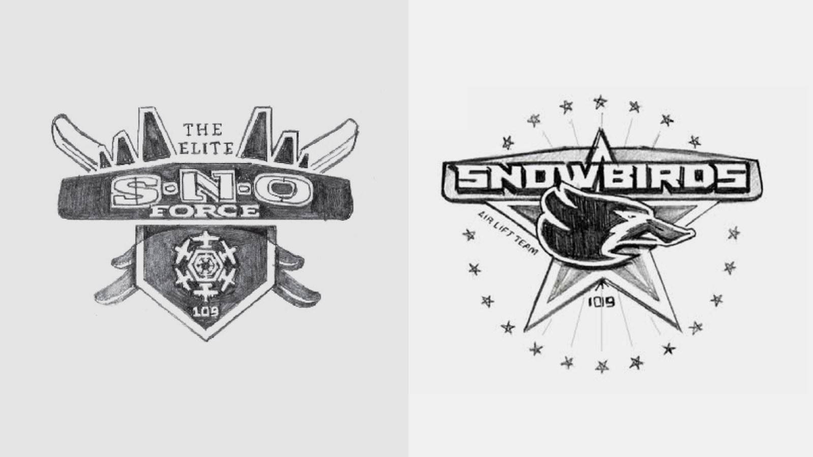 Air National Guard | Skibirds Logo Sketches 1