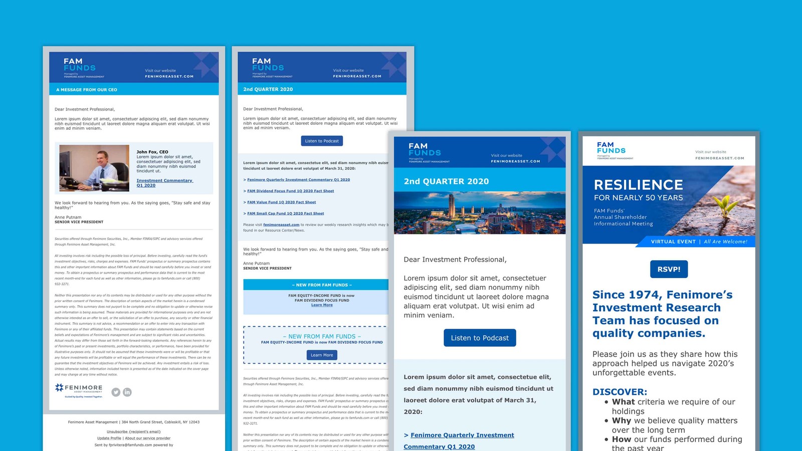 Fenimore Asset Management | Email Templates