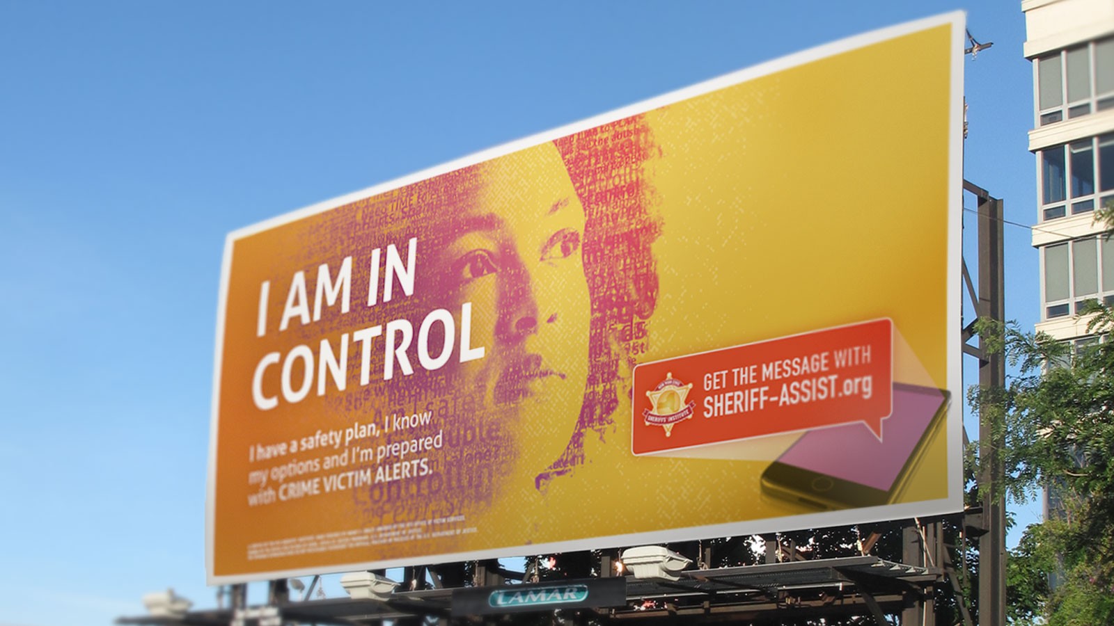 New York State Sheriffs’ Institute | Billboard – I Am In Control