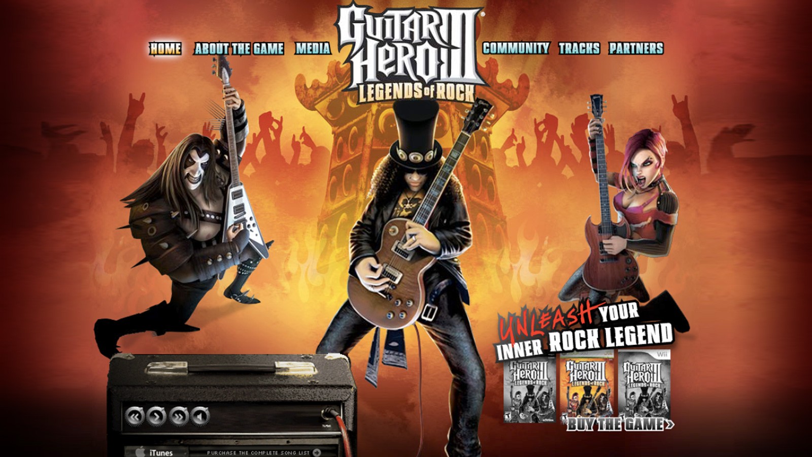 Vicarious Visions | Guitar Hero 3 Website