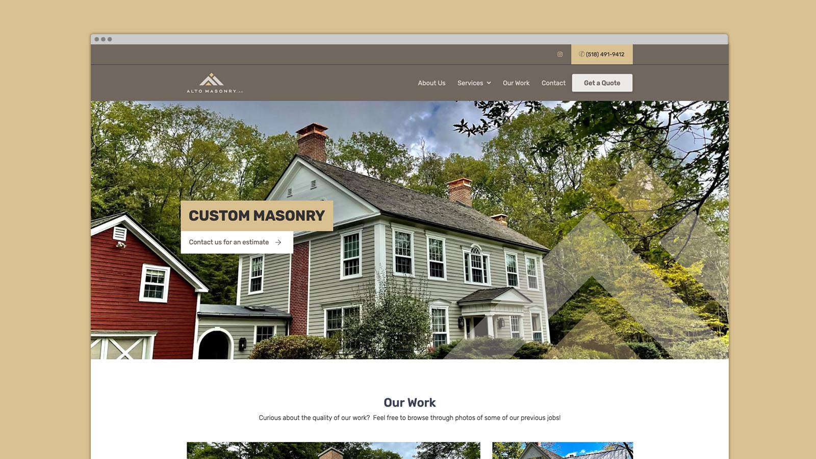 Alto Masonry | Website