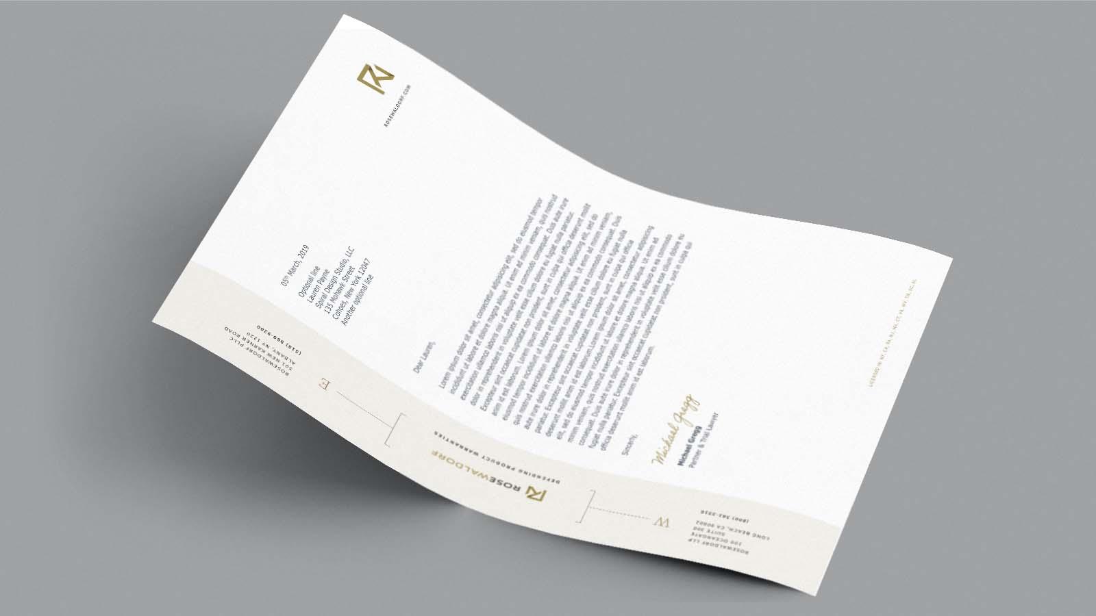 RoseWaldorf LLP | Letterhead