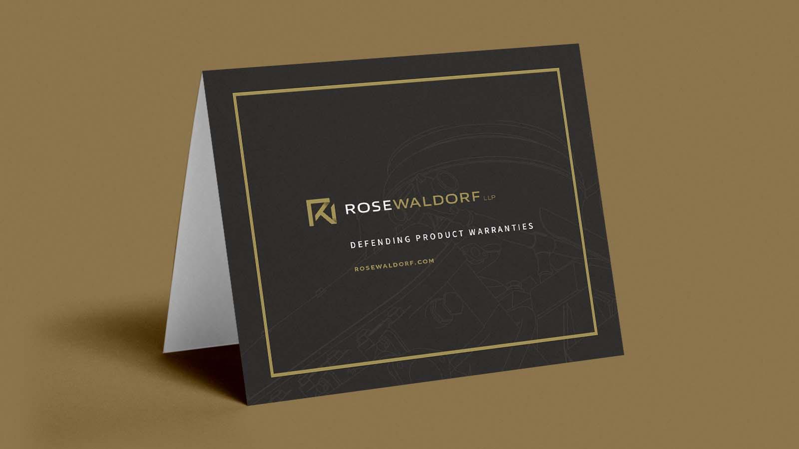 RoseWaldorf LLP | Notecard