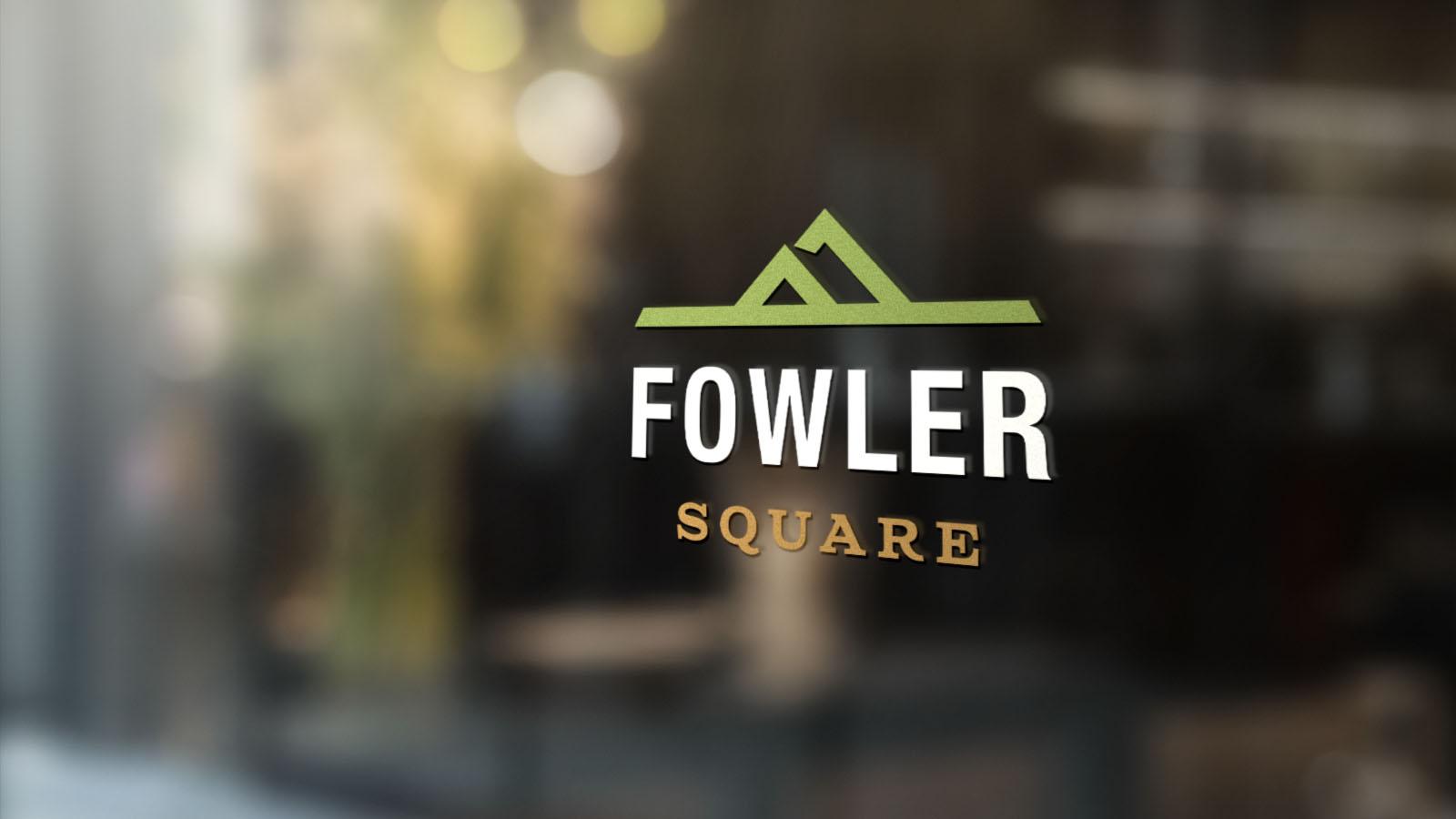 Fowler Square | Logo on Window