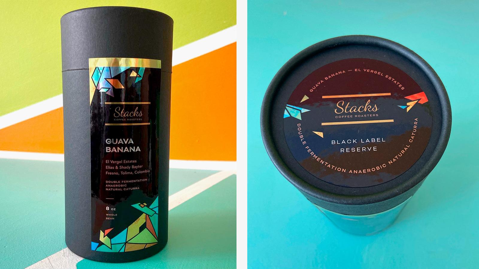 Stacks Coffee Roasters | Black Label Specialty Coffee Packaging