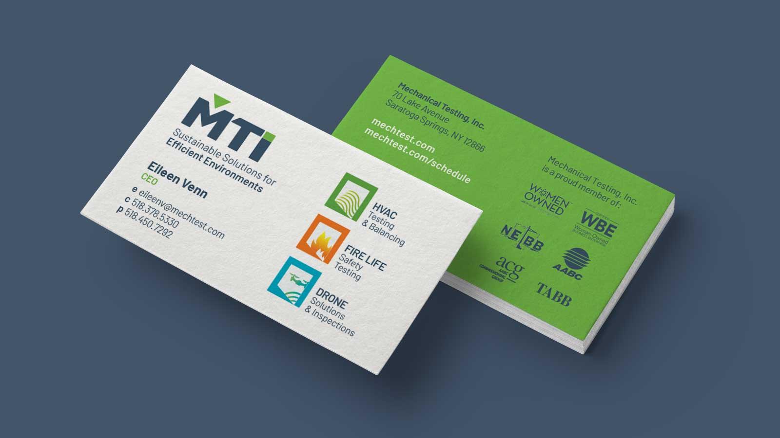 Mechanical Testing, Inc. | Business Cards