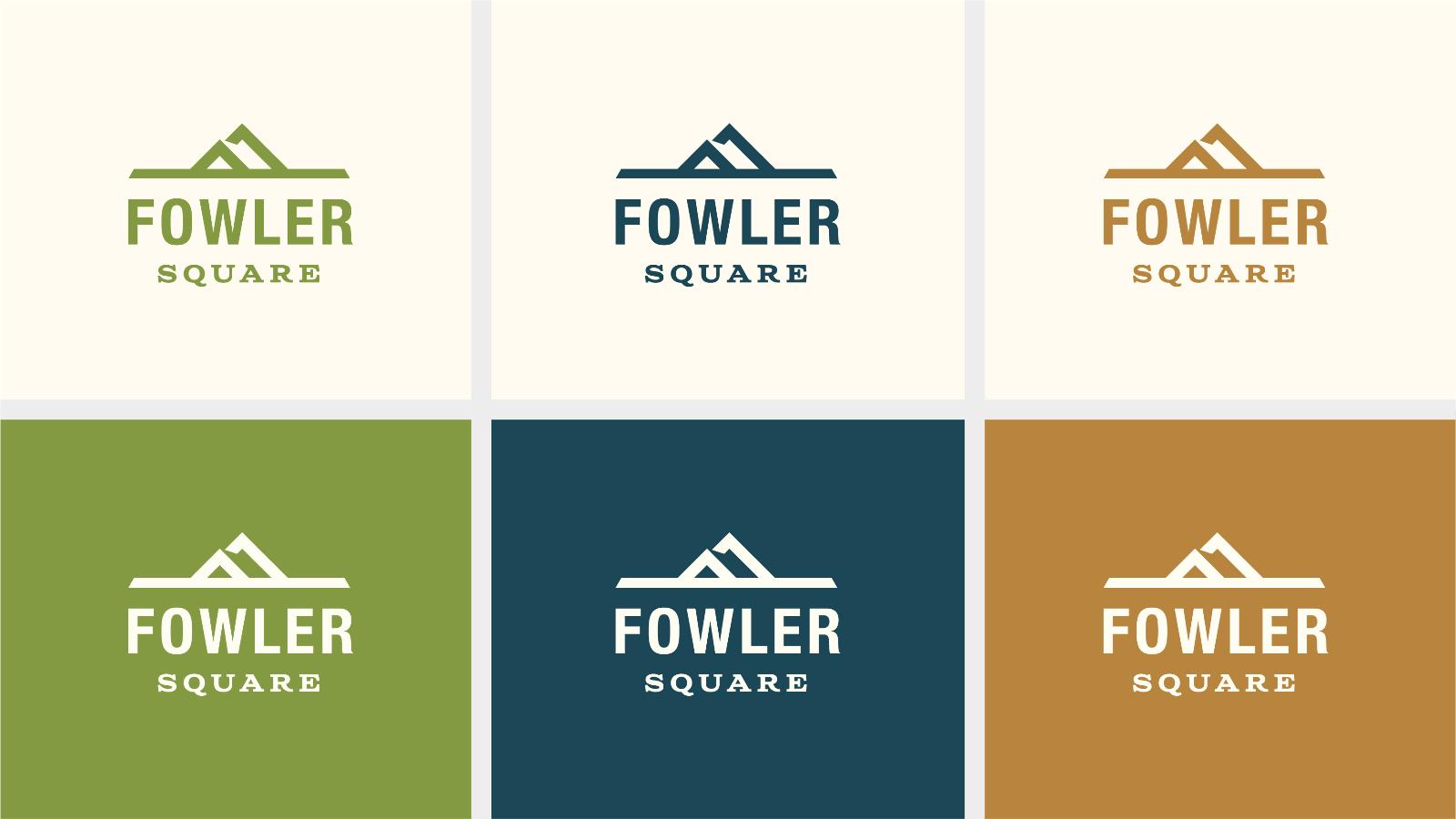 Fowler Square | One Color Logos