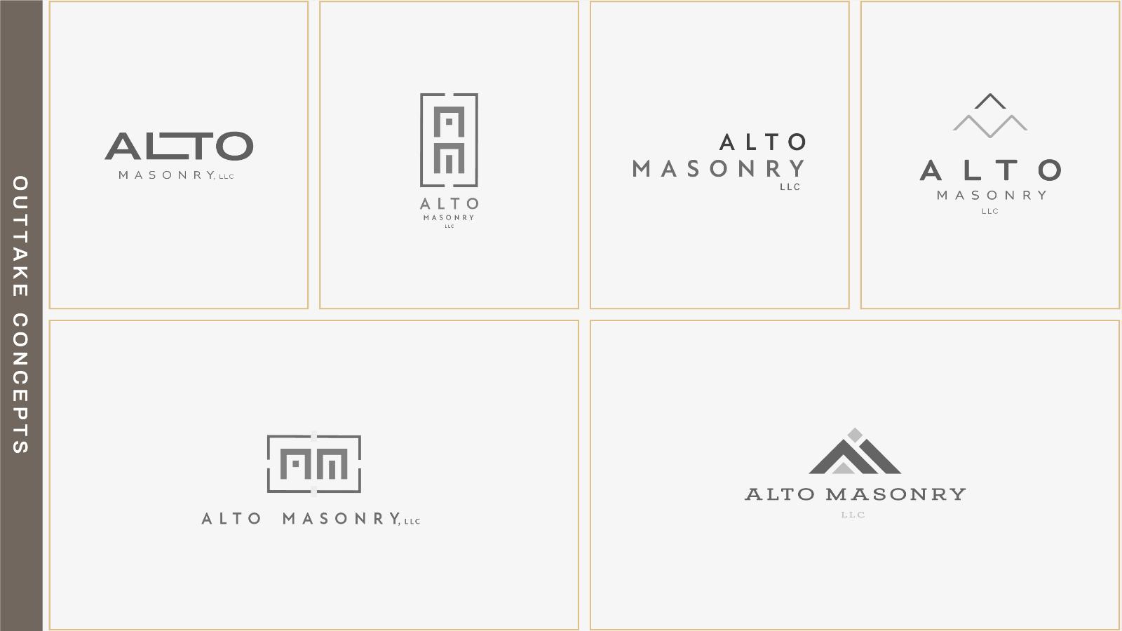 Alto Masonry | Logo Outakes