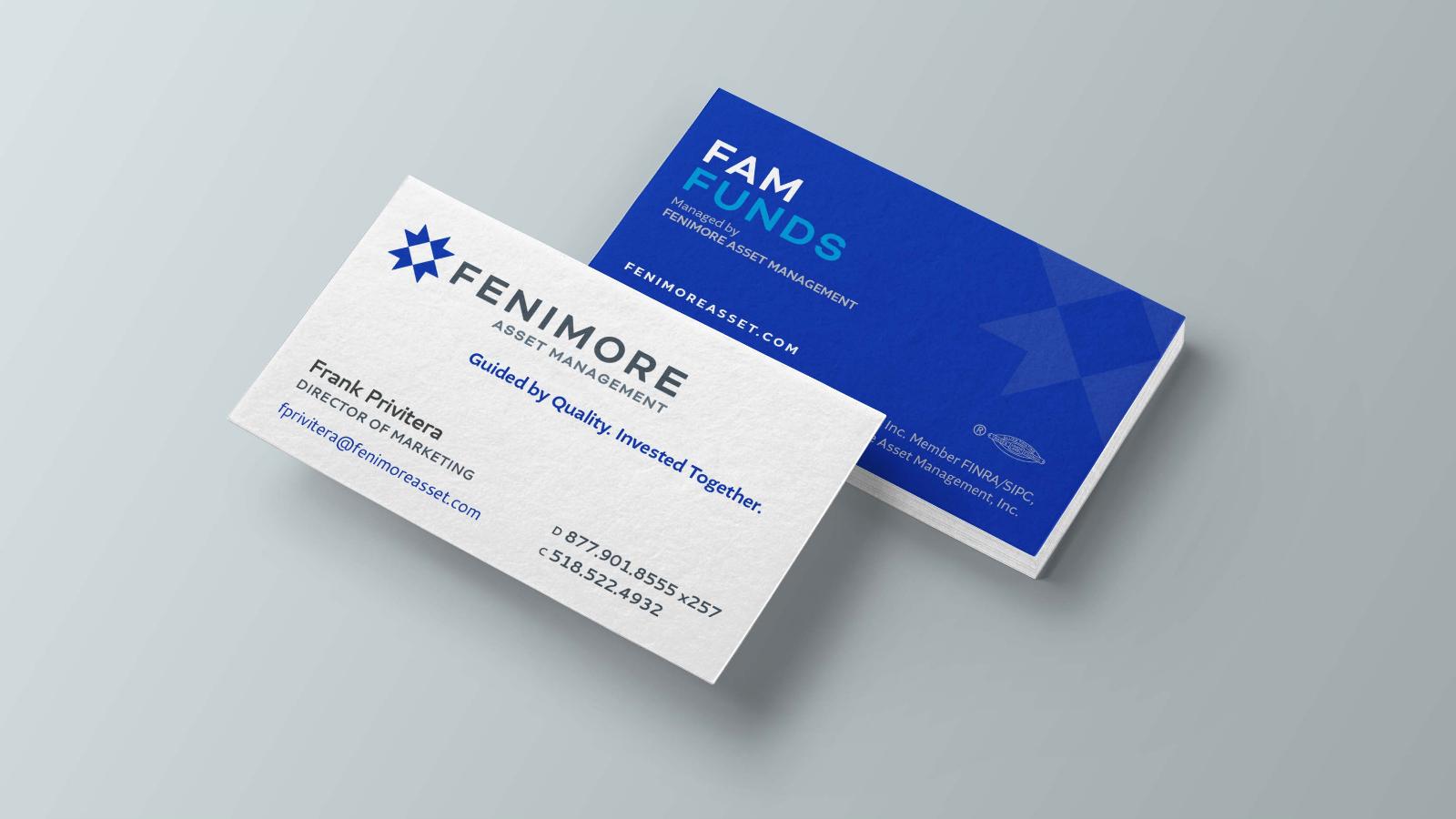 Fenimore Asset Management | Business Card Design