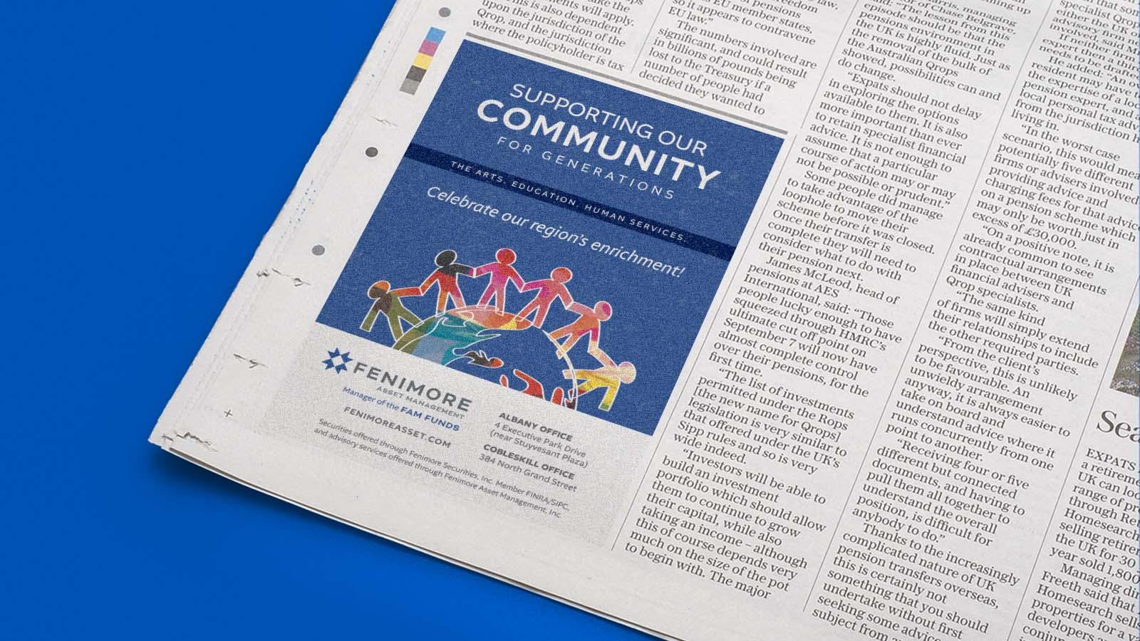 Fenimore Asset Management | Community Print Advertisement