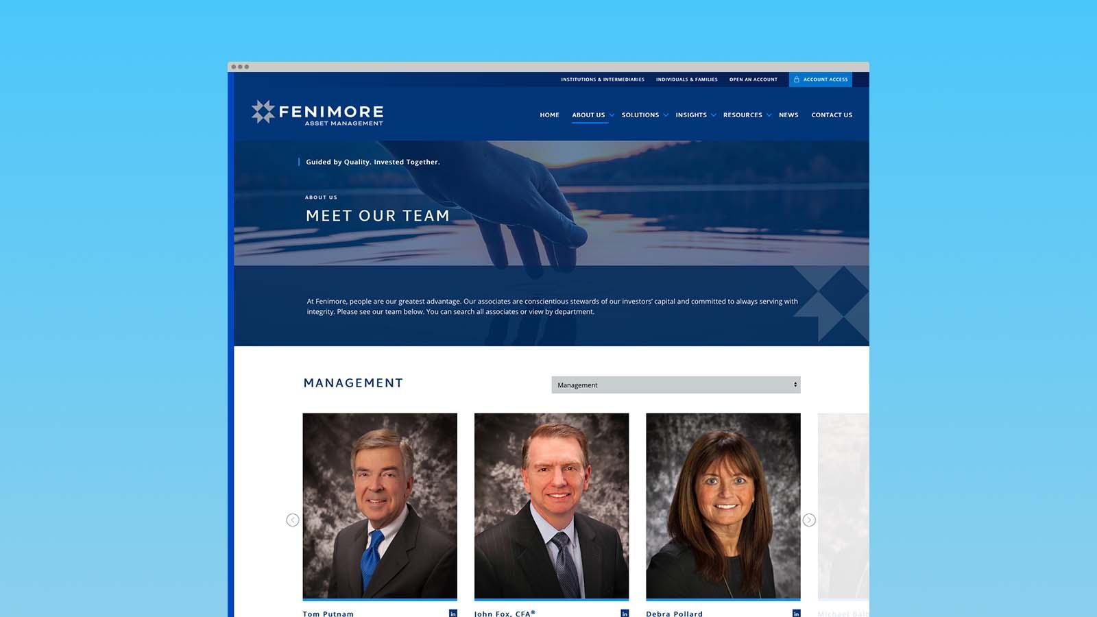 Fenimore Asset Management | Team Page