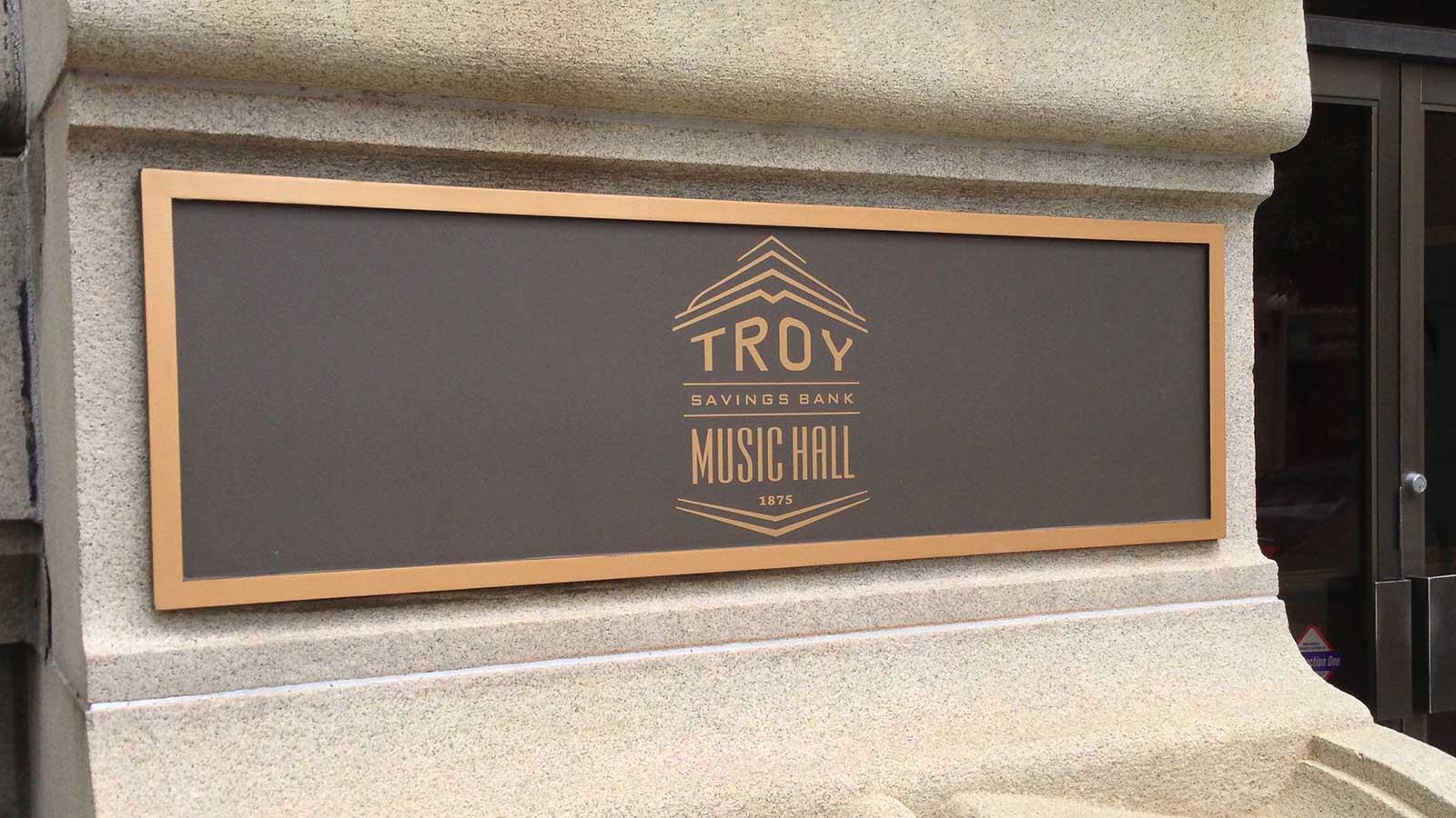Troy Savings Bank Music Hall | Signage Application