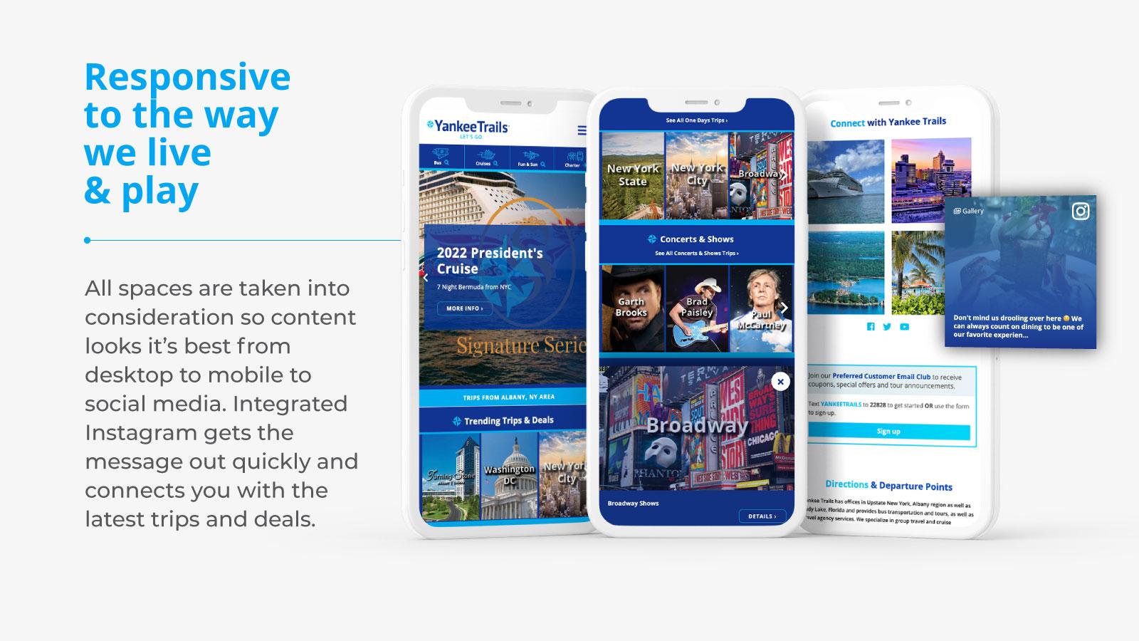 Yankee Trails | Yankee Trails Responsive website strategy