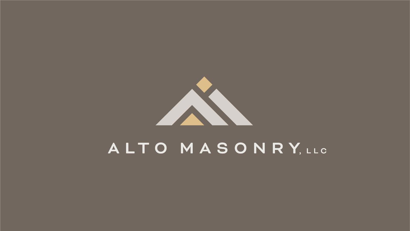 Alto Masonry | Knock-out logo