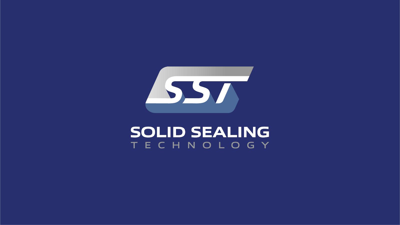 Solid Sealing Technology | Vertical knock-out Logo on Dark