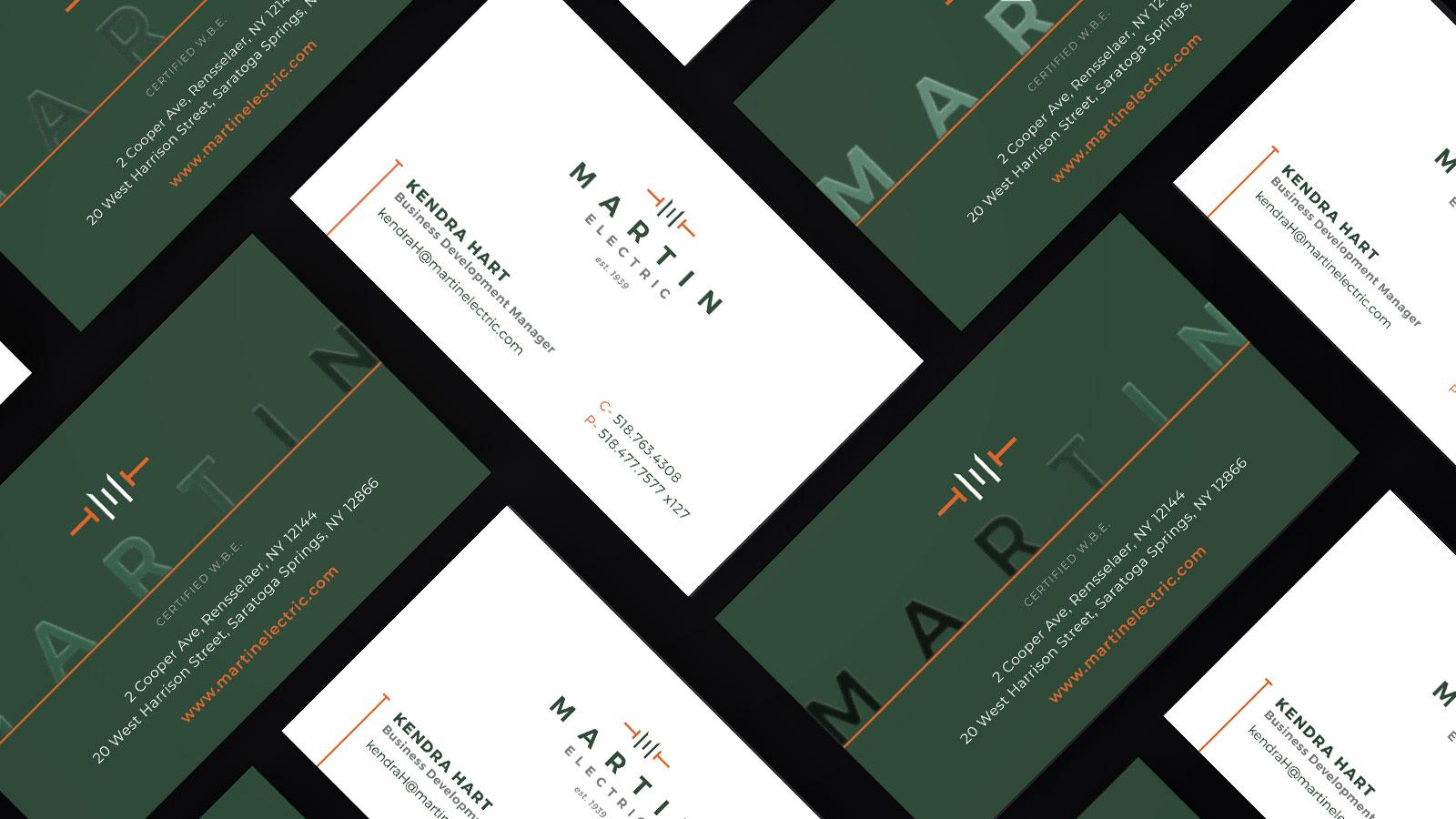 Martin Electric | Business Cards