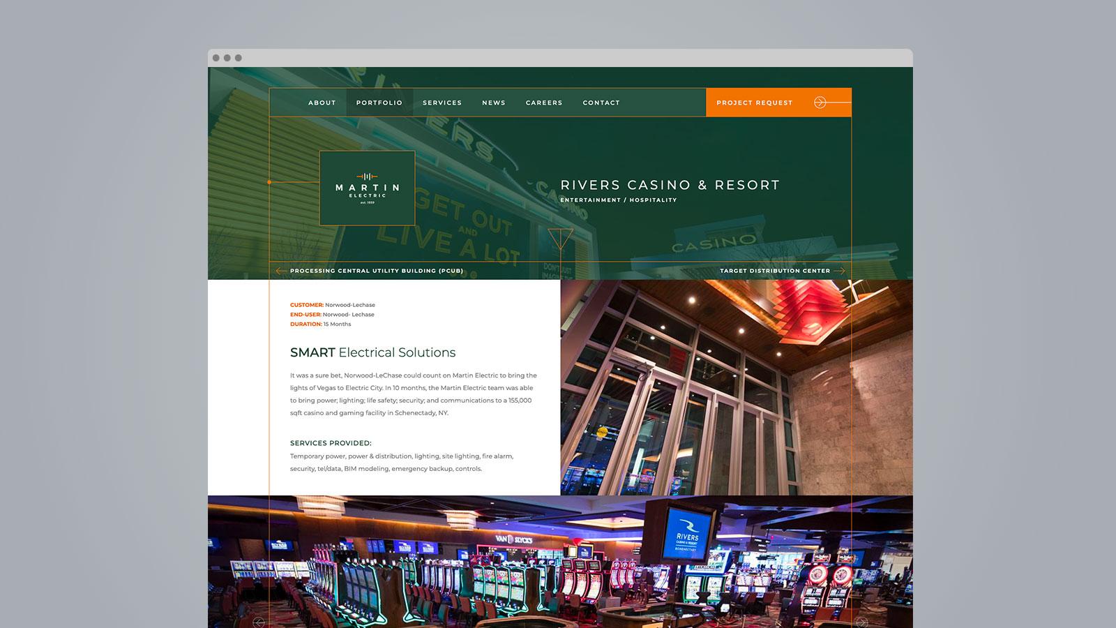 Martin Electric | Case Study Page: Rivers Casino and Resort