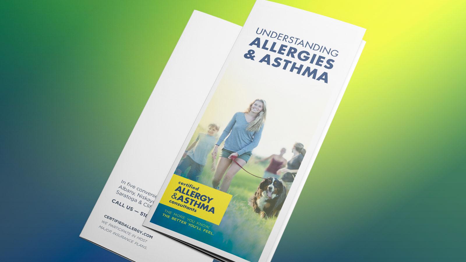 Certified Allergy & Asthma Consultants | Brochure Cover