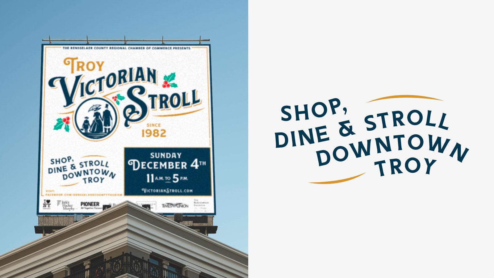 Troy Victorian Stroll | Square Digital Billboard Advertisement