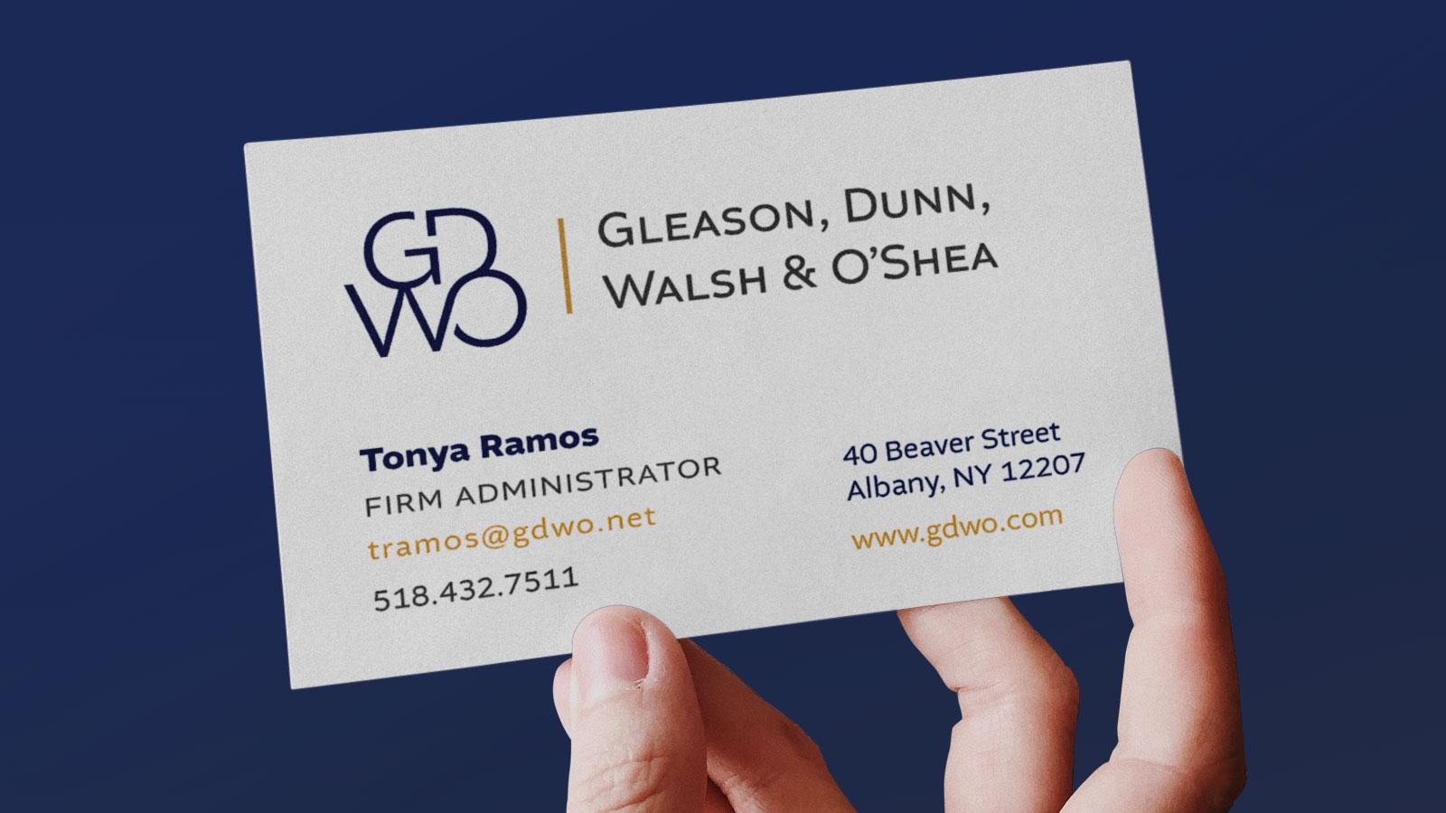 Gleason, Dunn, Walsh & O’Shea | Business Card