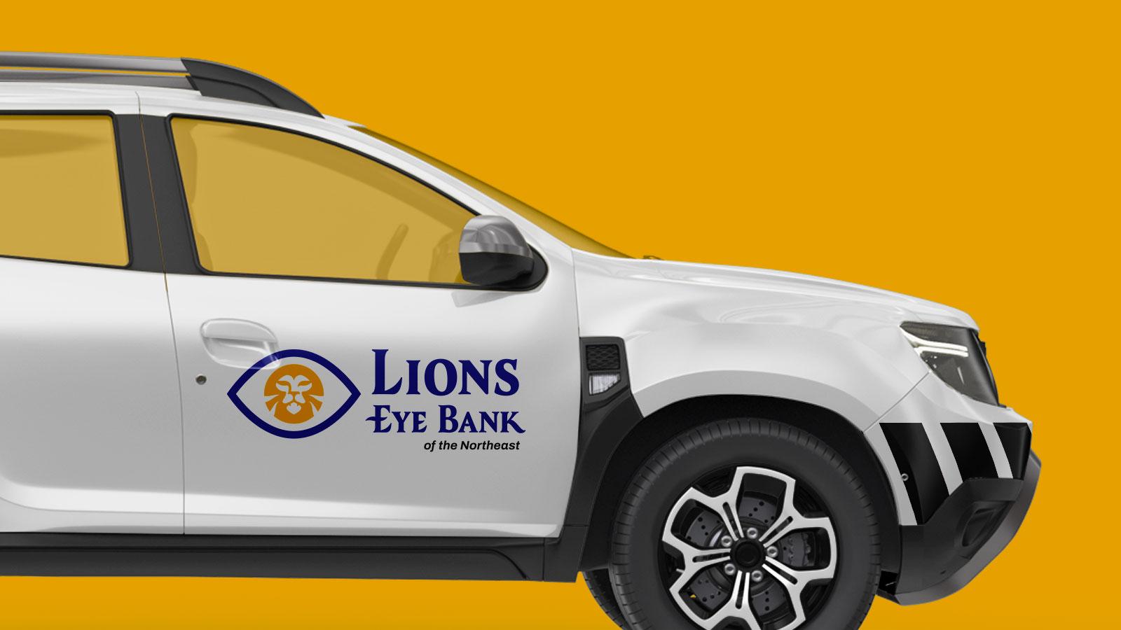 Lions Eye Bank of the Northeast | Logo on Vehicle
