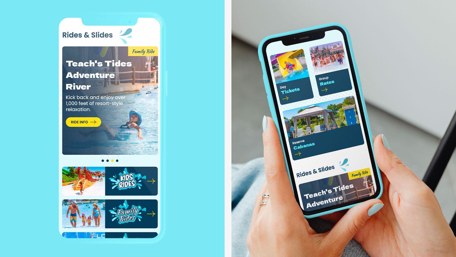 H2OBX Waterpark | Responsive Mobile Homepage