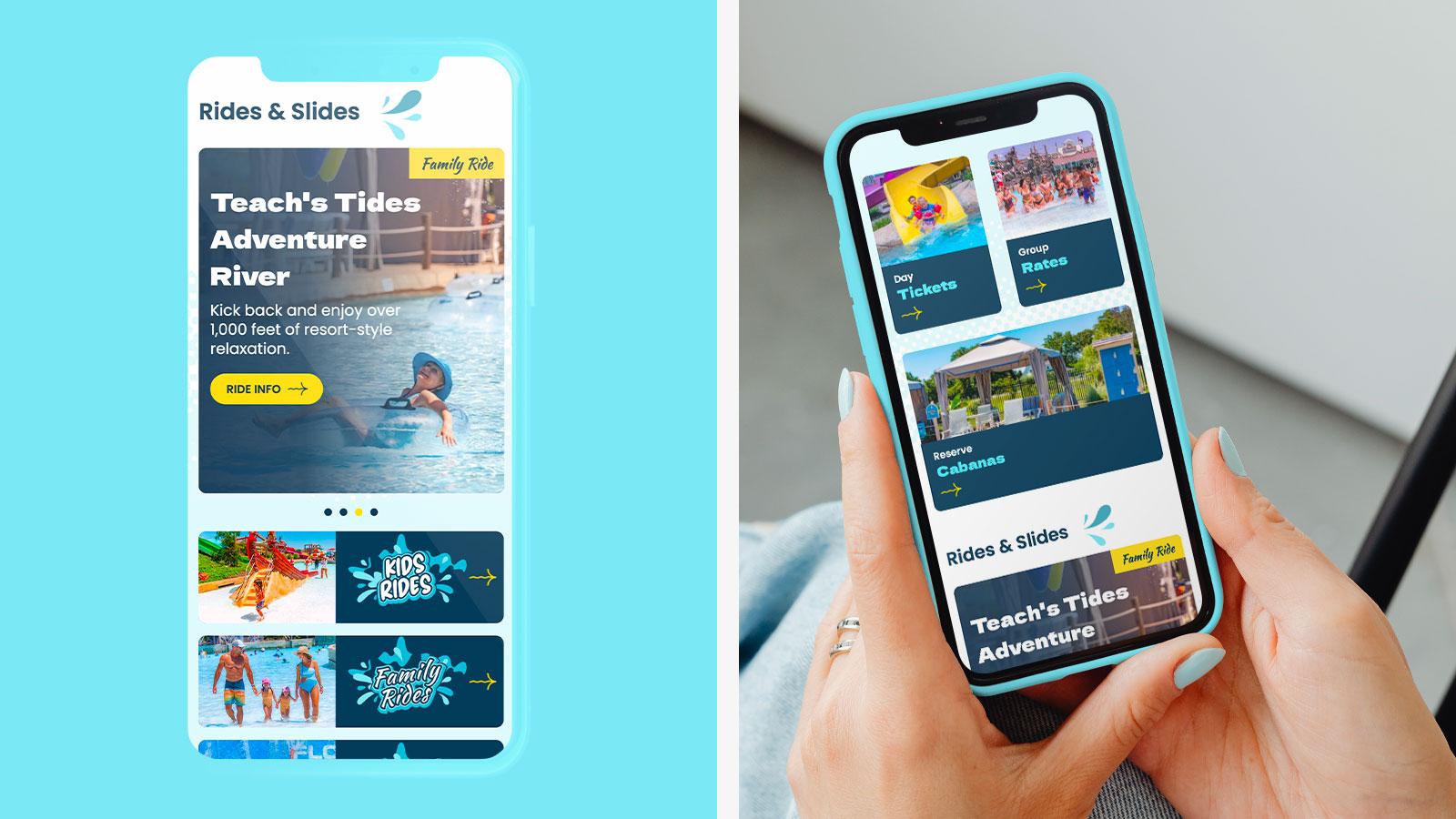 H2OBX Waterpark | Responsive Mobile Homepage