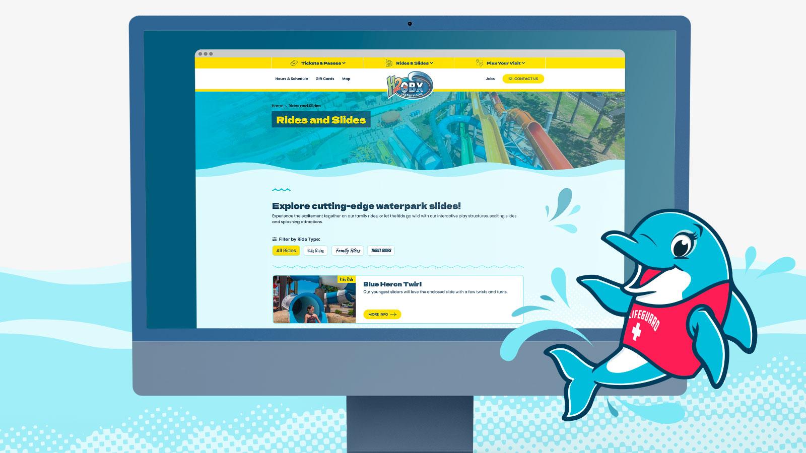 H2OBX Waterpark | Rides and Slides main page