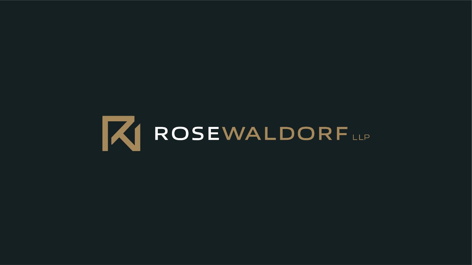 RoseWaldorf LLP | logo on black