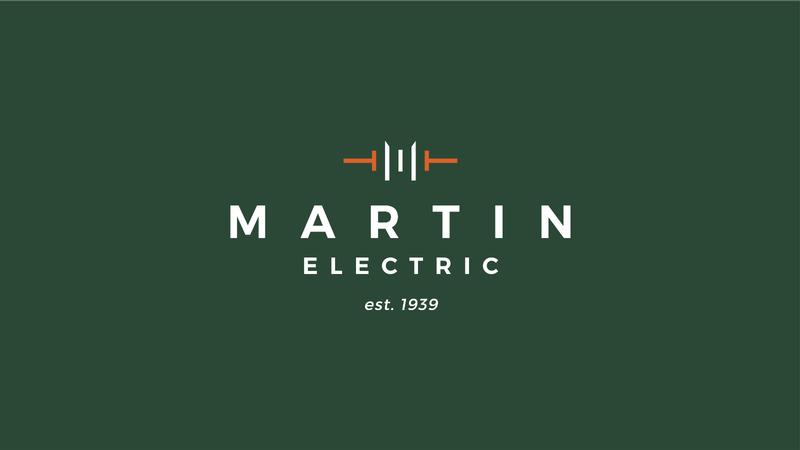 Martin Electric | logo on green